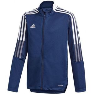 Adidas - Tiro 21 - Sweatshirt - Zwart - 100% Gerecycleerd Polyester, Aeroready