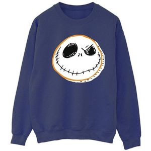 Li-cense Disney dames the nightmare before christmas jack face sweatshirt