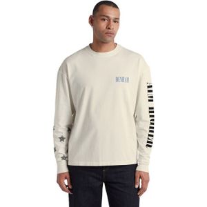 Denham - Sounds LS Tee - Ecru - Longsleeve Shirt