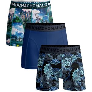 Muchachomalo Jongens 3-pack boxershorts elebudha virtualreality