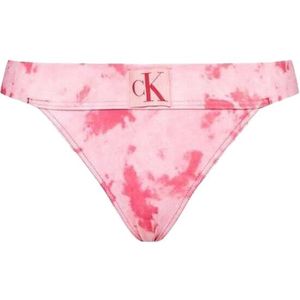 Calvin Klein Dames tie dye hoog taille bikinibroekje