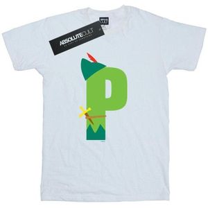 Li-cense Disney heren alfabet p is voor peter pan t-shirt