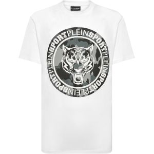 Plein Sport - T-Shirt - Zwart - Ronde Hals - Katoen