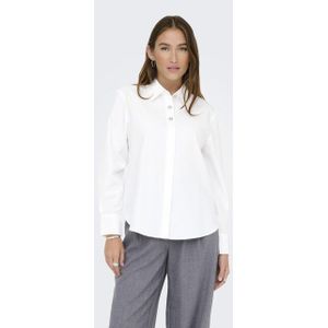 Jacqueline de Yong - Blouse Soho - Wit - Lange Mouw