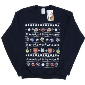 Li-cense Disney heren the muppets kerstmis hoofden sweatshirt