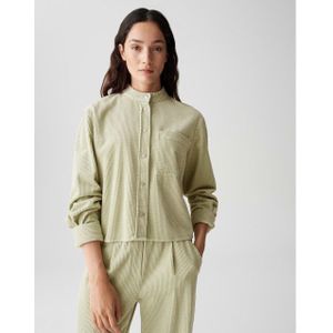 OPUS - Falve - Overhemdblouse - Puur Katoen - Relaxed Fit - Met Borstzak