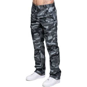 Kruze - Camo Combat Broek - Heren - Middelhoog - Losvallend Model