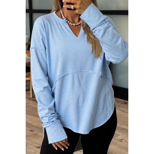 V-hals Lange Mouwen Top
