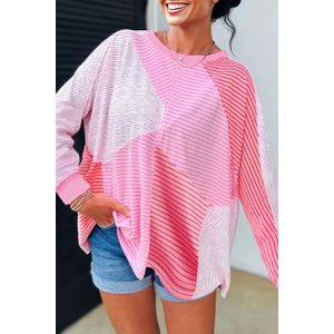 Patchwork Gestreept Top