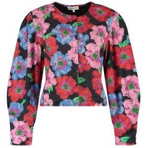 HARPER & YVE - CASSIE - Blousetop - Multi - Lange Pofmouwen - Ronde Hals