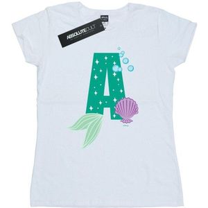 Li-cense Disney dames alfabet a is voor ariel katoenen t-shirt