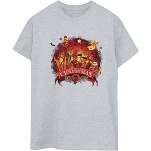 Li-cense Disney dames the nightmare before christmas eng kerstmis katoenen vriendje t-shirt