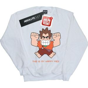 Li-cense Disney heren wreck it ralph happy face sweatshirt