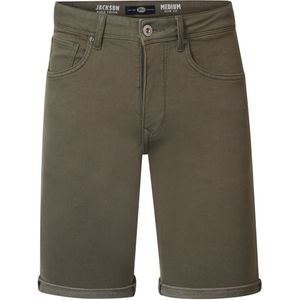 Petrol Industries Jackson jogg coloured denim short slim fit army