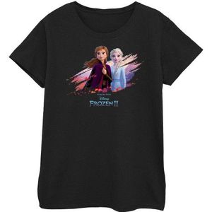 Li-cense Disney dames frozen 2 elsa en anna nature is beautiful katoenen t-shirt