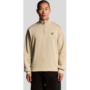 Lyle & Scott - Loopback Quarter Zip Sweat - Vest - Zand