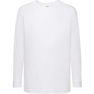 Fruit of the Loom - Kinder T-shirt - Lange Mouwen - 100% Katoen