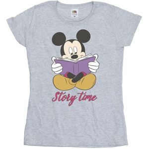 Li-cense Disney dames mickey mouse story time katoenen t-shirt