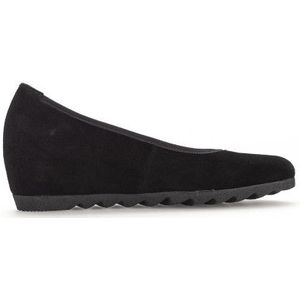 Gabor - 05.320.17 - Dames Pump - Zwart - Suède - 30 mm Sleehak