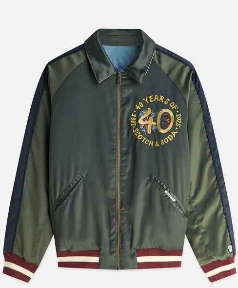 Scotch & Soda Jasje 182386 Donker groen