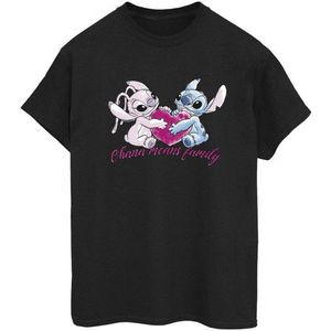 Disney Dames Dames Lilo And Stitch Ohana Hart Met Engel Katoenen Vriendje T-shirt