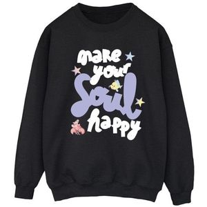 Sweater - Gedrukt - Zwart - 50% Katoen 50% Polyester