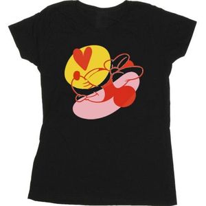 Li-cense Disney dames minnie mouse tong hart katoenen t-shirt