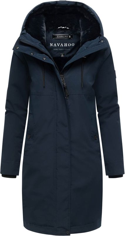 NAVAHOO - Hageltanz 14 - Wintermantel - Zwart