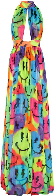 Philipp Plein - Chiffon Lange Jurk Smile - Veelkleurig - Dames