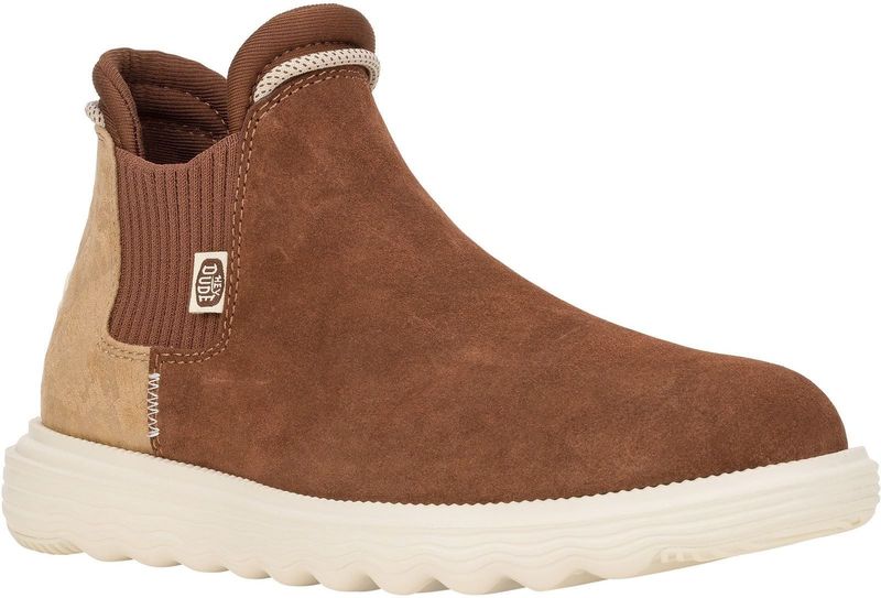 Hey Dude - Branson - Enkellaarsjes - Bruin - Leer