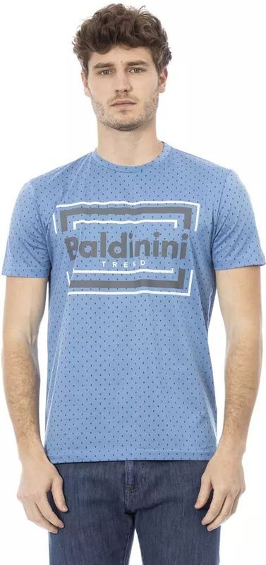 Ronde Hals T-shirt Met Punkstippenprint