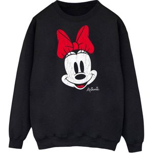 Li-cense Disney dames minnie mouse gezicht sweatshirt