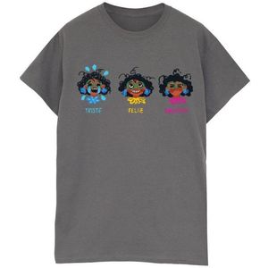 Li-cense Disney dames encanto triste feliz enojada katoenen vriendje t-shirt