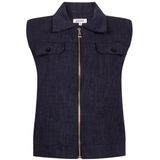 Zoso - Gilet Veronique - Navy - Dames