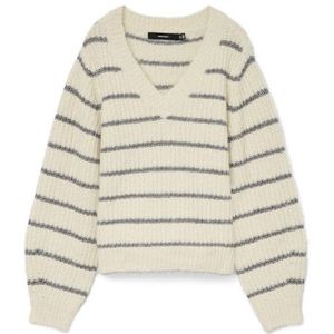 Vero Moda - Vmawesome Shine - Pullover - Ecru - Dessin