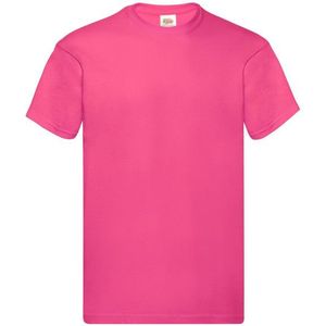 Fruit of the Loom - Unisex Origineel Katoenen T-shirt - 100% Katoen - Korte Mouwen