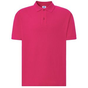 JHK Heren pique regular poloshirt
