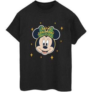 Li-cense Disney dames minnie mouse vrolijk kerstmis katoenen vriendje t-shirt