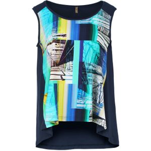Conquista - Mouwloze Top - Geprint - Stretch Jersey