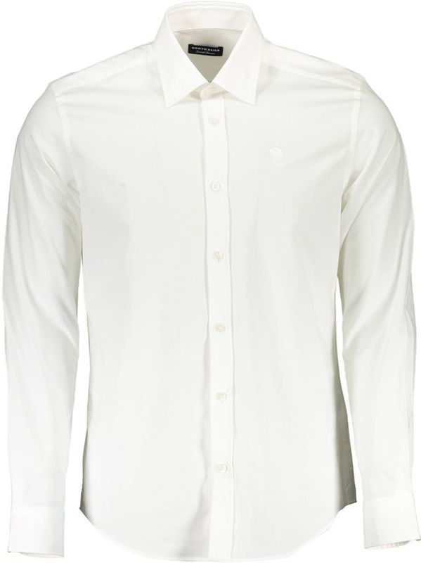 Brooksfield - Overhemd - Wit - 100% Katoen - Klassieke Pasvorm