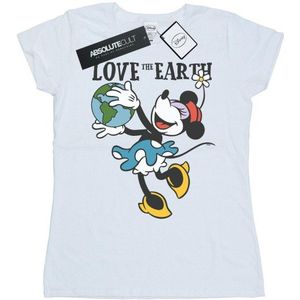 Li-cense Disney dames mickey mouse love the earth katoenen t-shirt