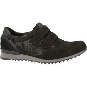 Waldläufer - H70302 - Klittenbandschoenen - Zwart - Leer