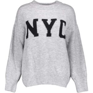 Geisha - Oversized Trui - Grey/black - Gebreide Trui - Model 54561