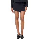 Only - Onlnelia hw pinst skort - Donker Blauw - Mini Broek-Rokje