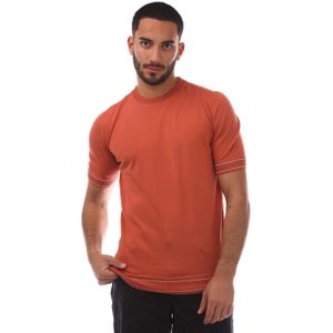 Boss - Horelli - T-shirt - Oranje - Korte Mouwen - Gemerceriseerd Katoen