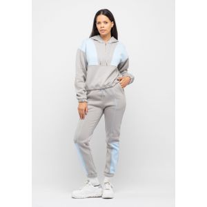 Tom Barron - Trainingspak - Lichtblauw - Grijs - Sweatstof - Lange Mouw