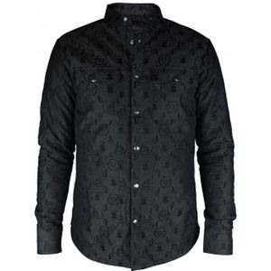 Philipp Plein - LS Monogram - Overhemd - Zwart