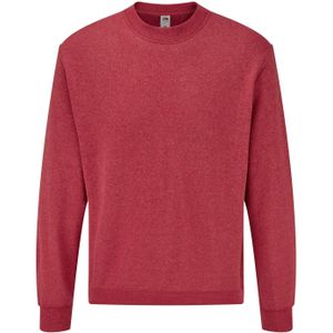 Fruit of the Loom - Eenvoudige Sweater - Heather - 60% Katoen, 40% Polyester