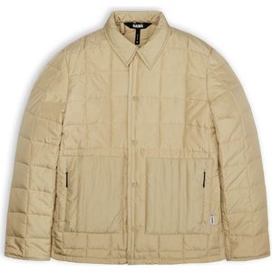 Rains 18200 liner shirt jacket sand