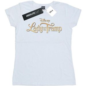 Li-cense Disney dames lady and the tramp klassiek logo katoenen t-shirt